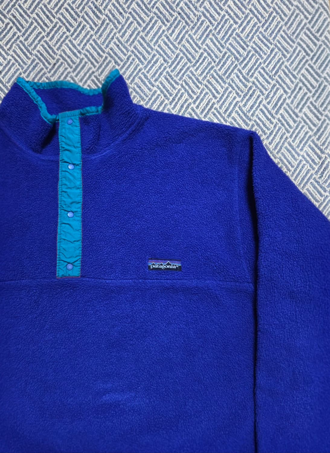 (XL)파타고니아 80s Usa 블루 신칠라 플리스 상품이미지3