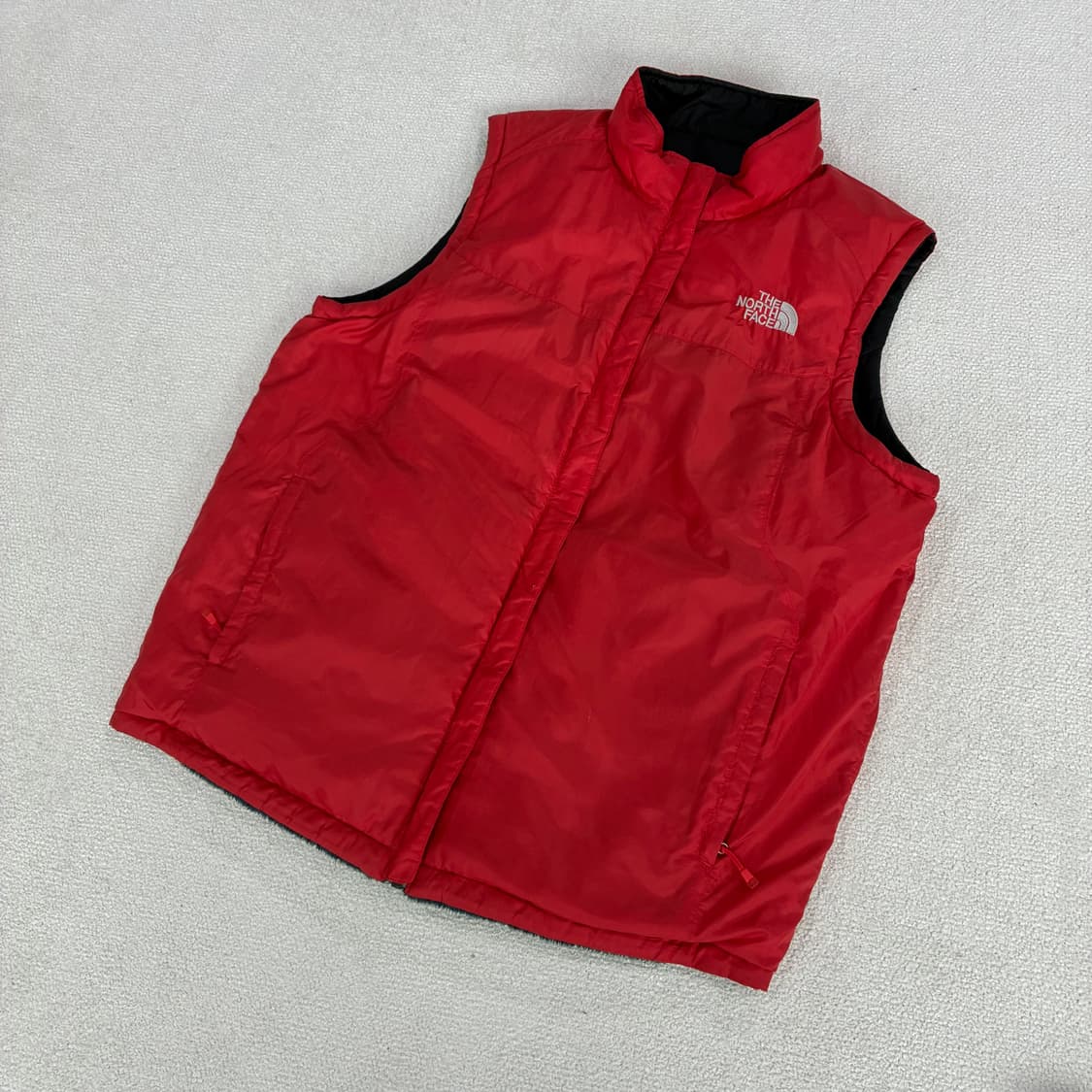 노스페이스 빨간색 양면 조끼  상품이미지2