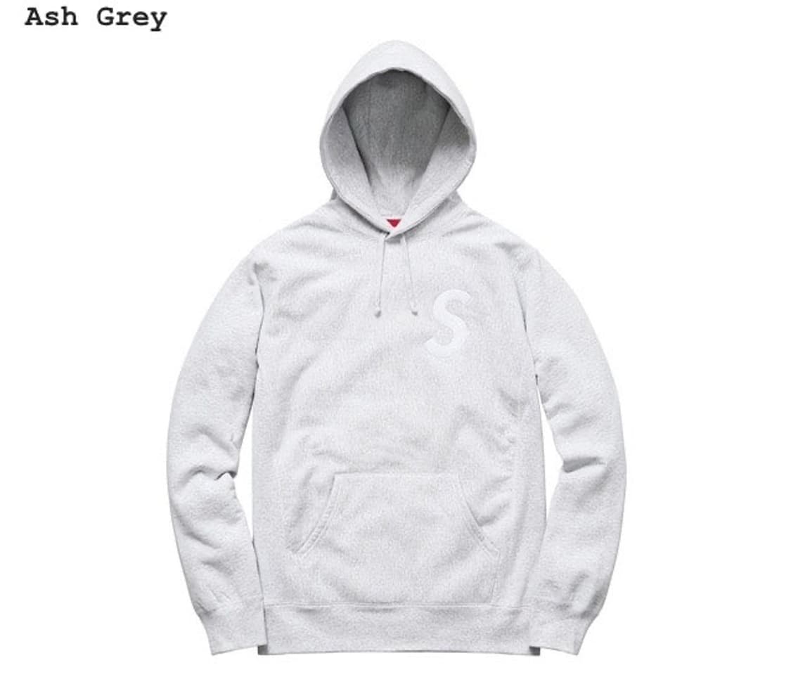 슈프림 S logo 후드 M사이즈 애쉬그레이 상품이미지1