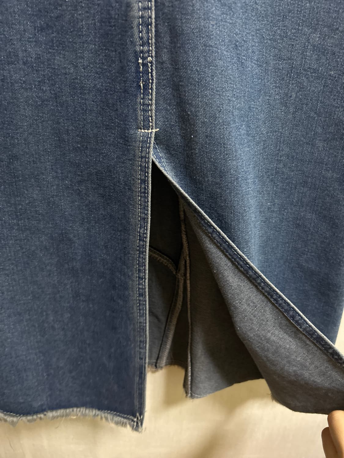 빈티지 워싱 머메이드 데님 스커트(28) 상품이미지5