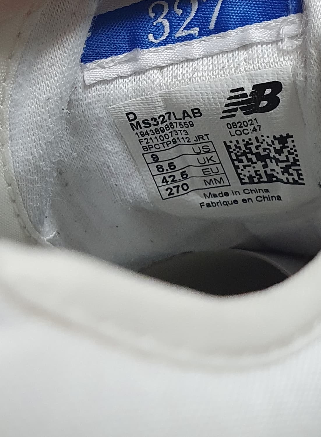 270mm 뉴발란스 327 그레이 운동화 상품이미지8