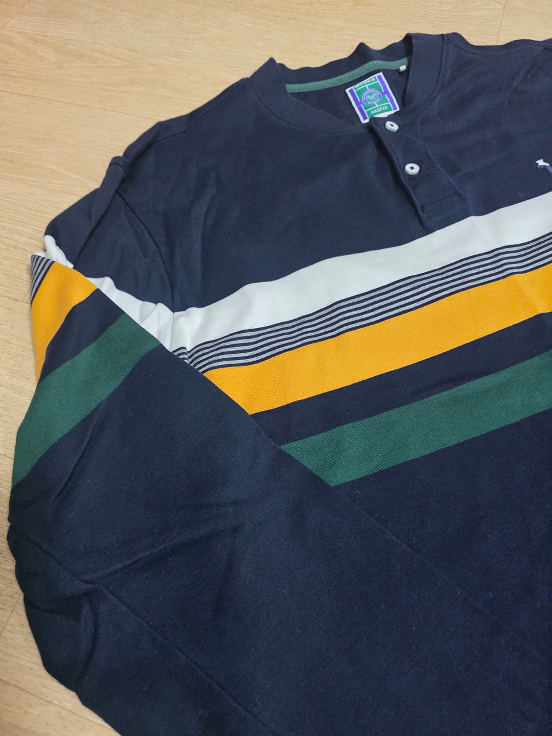 헤지스 x 윔블던 헨리넥 긴팔티 롱슬리브 105 상품이미지5