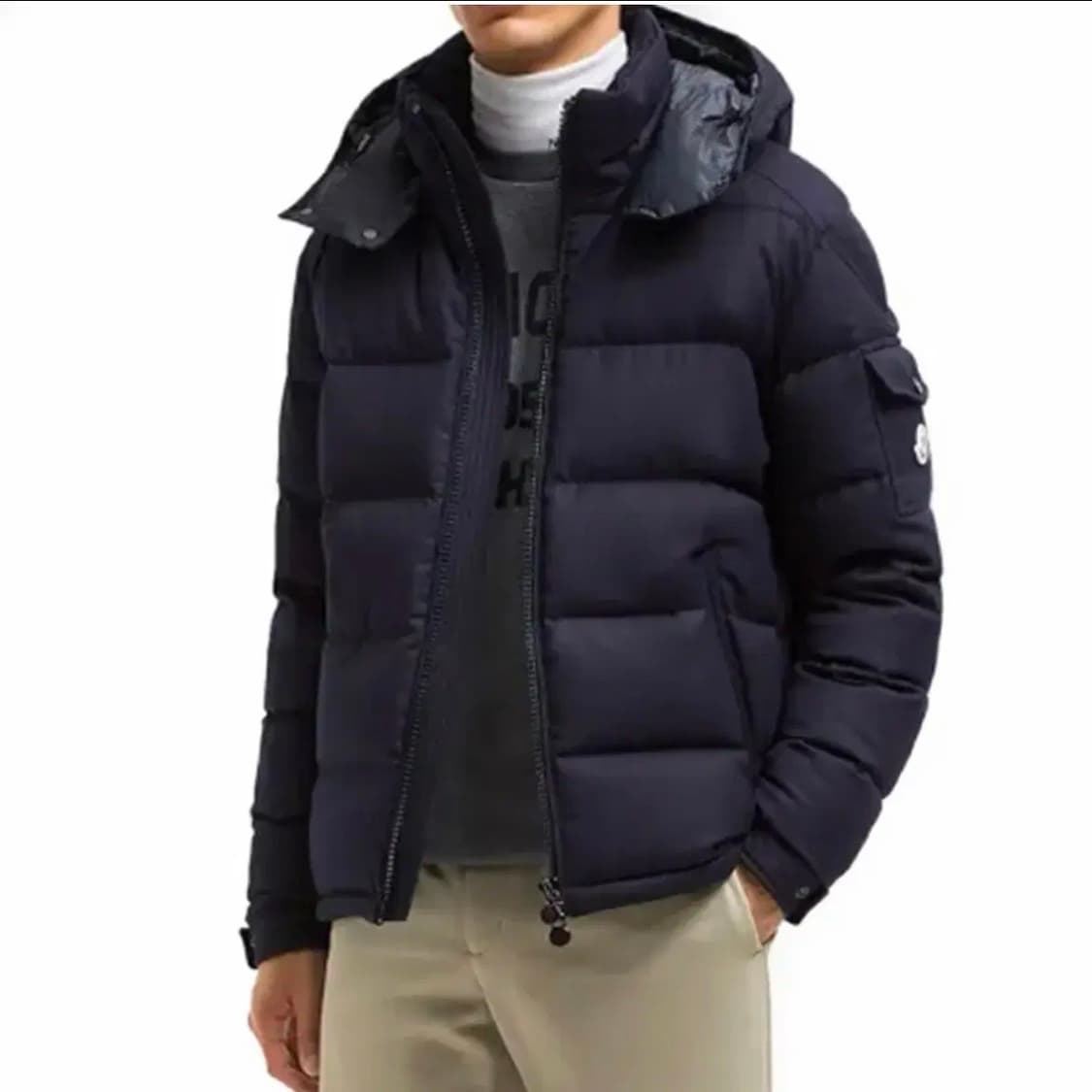 [S+급/0] 몽클레어 몽제네브르 패딩 네이비 상품이미지9