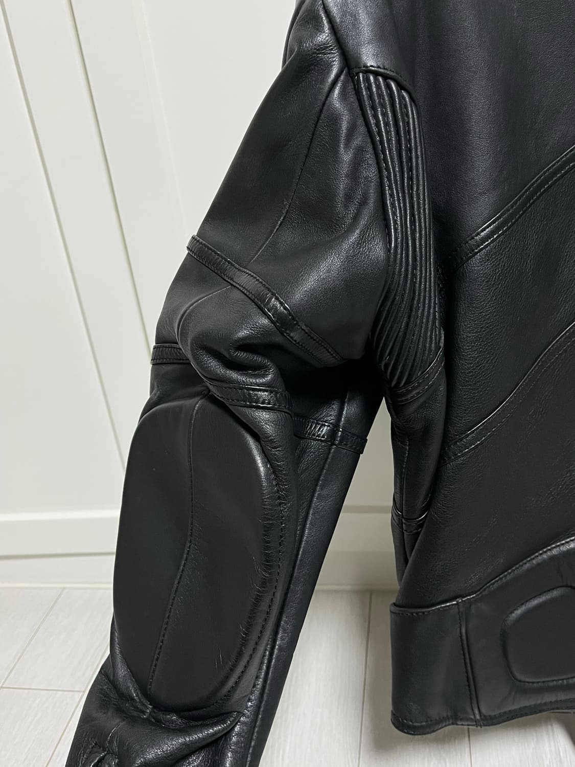 가죽 바이커 자켓 발렌시아가 스타일 상품이미지5