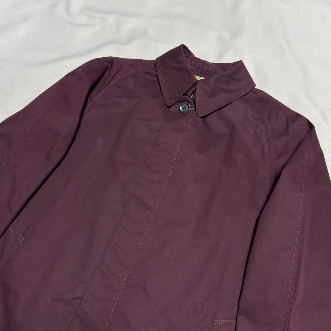 48 버버리 와인 싱글 코트 상품이미지1