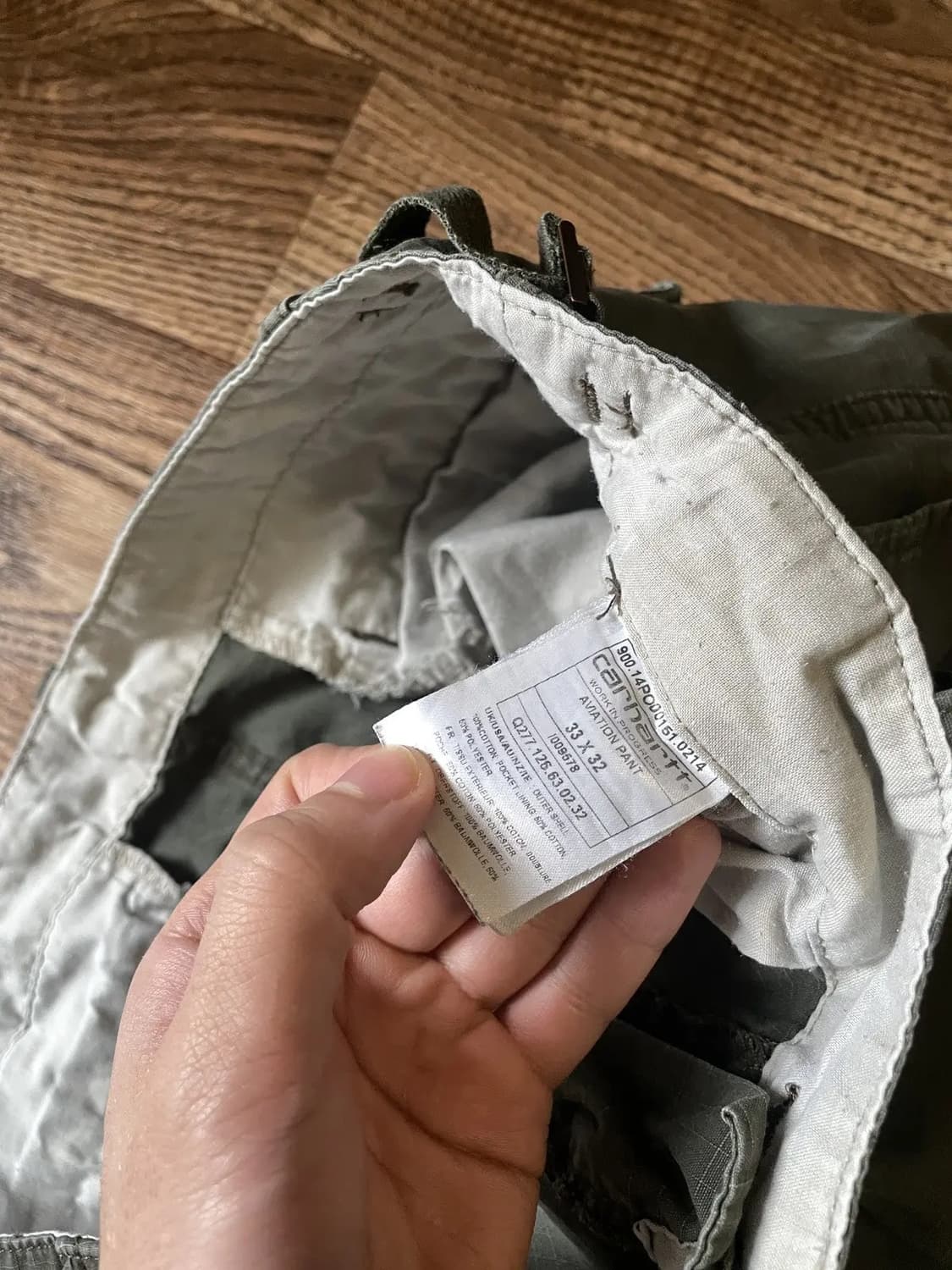 빈티지 칼하트 윕 베기 카고팬츠 상품이미지6