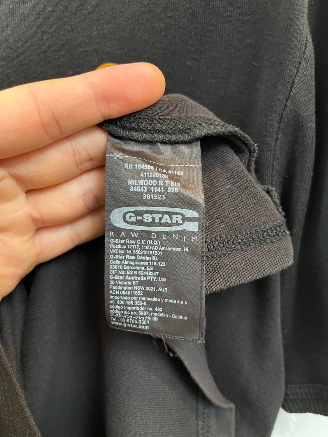 G-Star RAW 크루넥 반팔티 M 상품이미지6