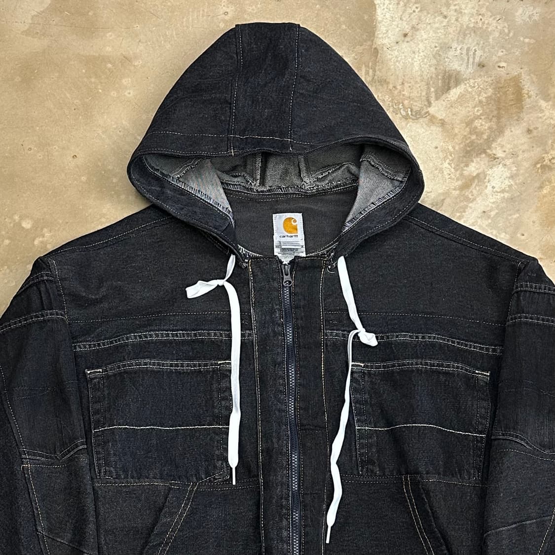 XL 칼하트 리메이크 데님 후드 자켓 상품이미지1