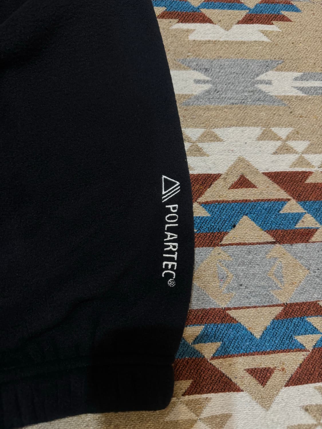 [L] 슈프림 폴라텍 페이스마스크 하프 집 후드 블랙 24FW 상품이미지6