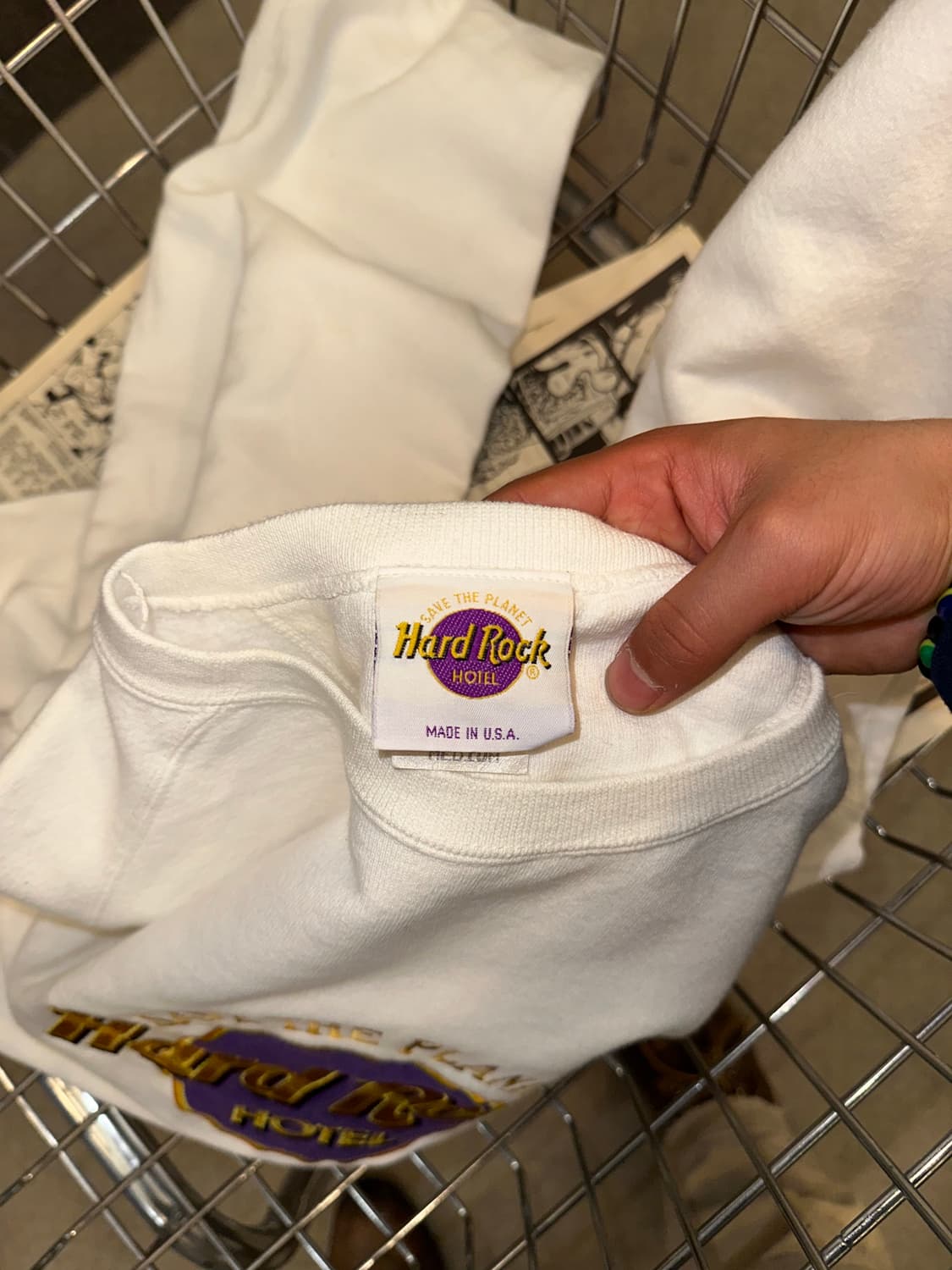 90’s Hard Rock Las Vegas logo sweatshirt 상품이미지9