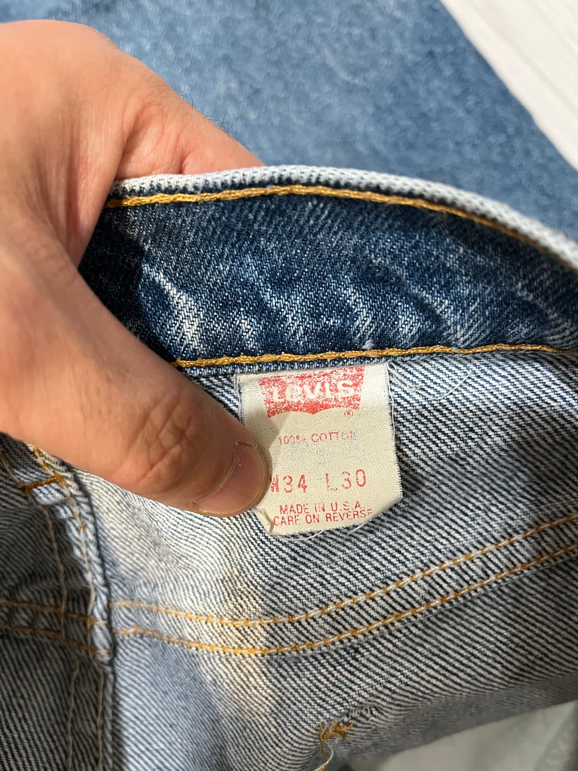 빈티지 리바이스 517 오렌지탭 34x30 중청 상품이미지4