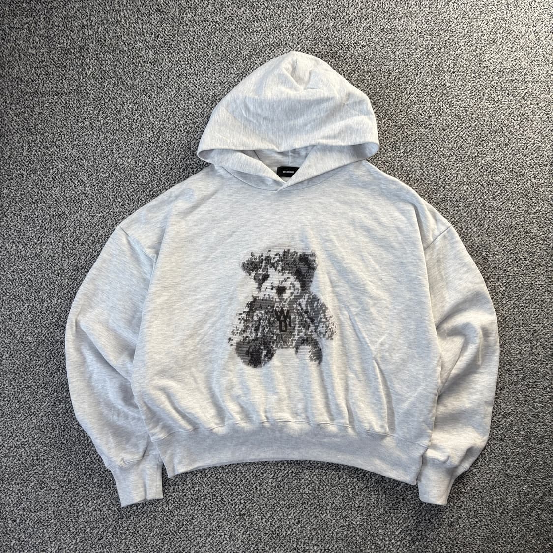 (W) WE11DONE 웰던 테디베어 프린트 후드티 (S) 상품이미지1