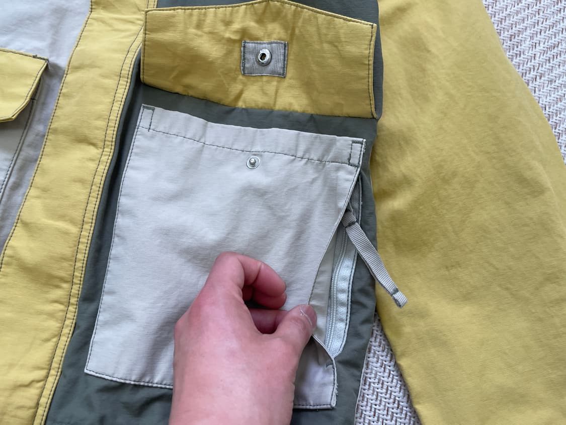 빈티지 필드코어 배색 패널 후드 필드 재킷 J04166 상품이미지4