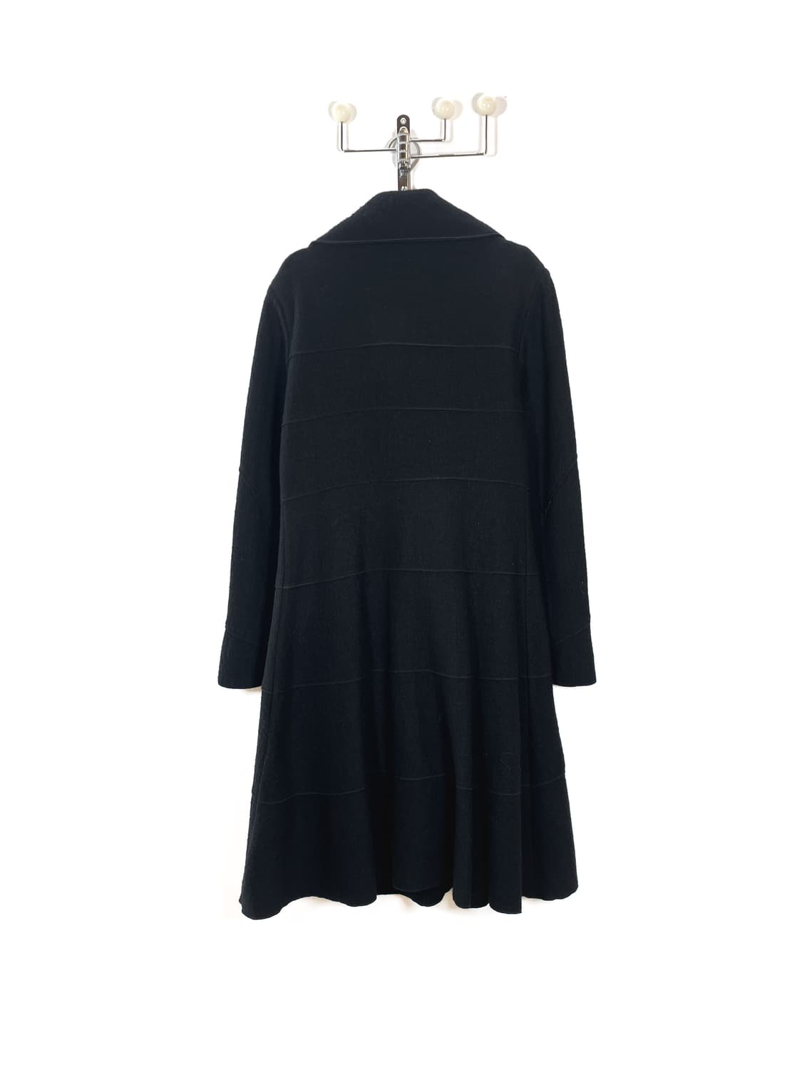 빈티지 라운드 카라 울 코트 상품이미지6