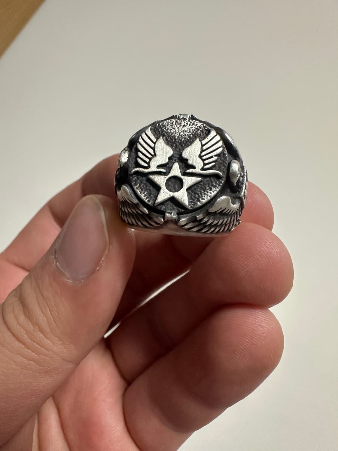 Us air force 실버 925 반지(us 10) 상품이미지1