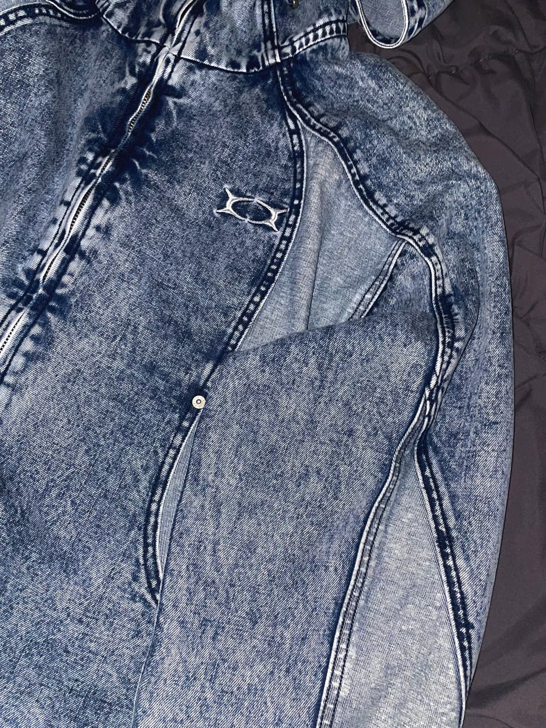 크리틱 데님 후드 자켓 상품이미지5