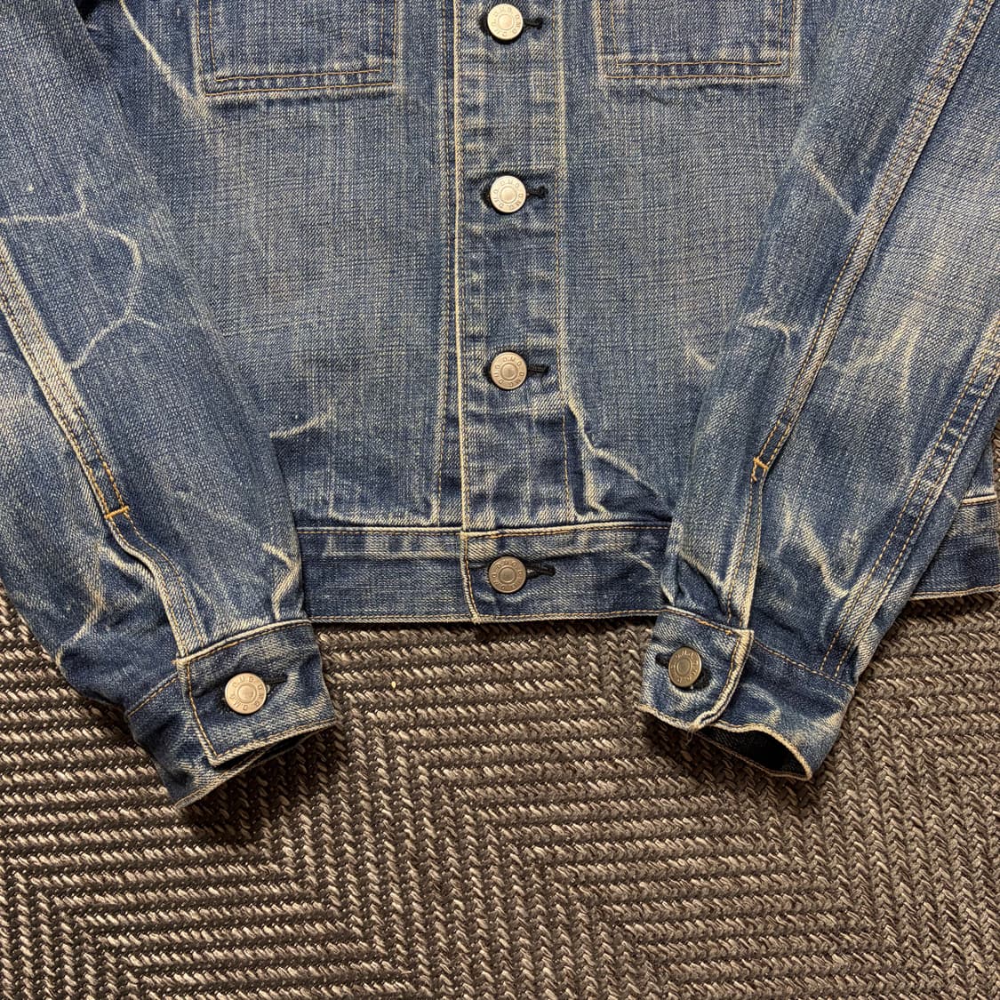 DMG 데님 청자켓 데미지 워싱(2) 상품이미지5