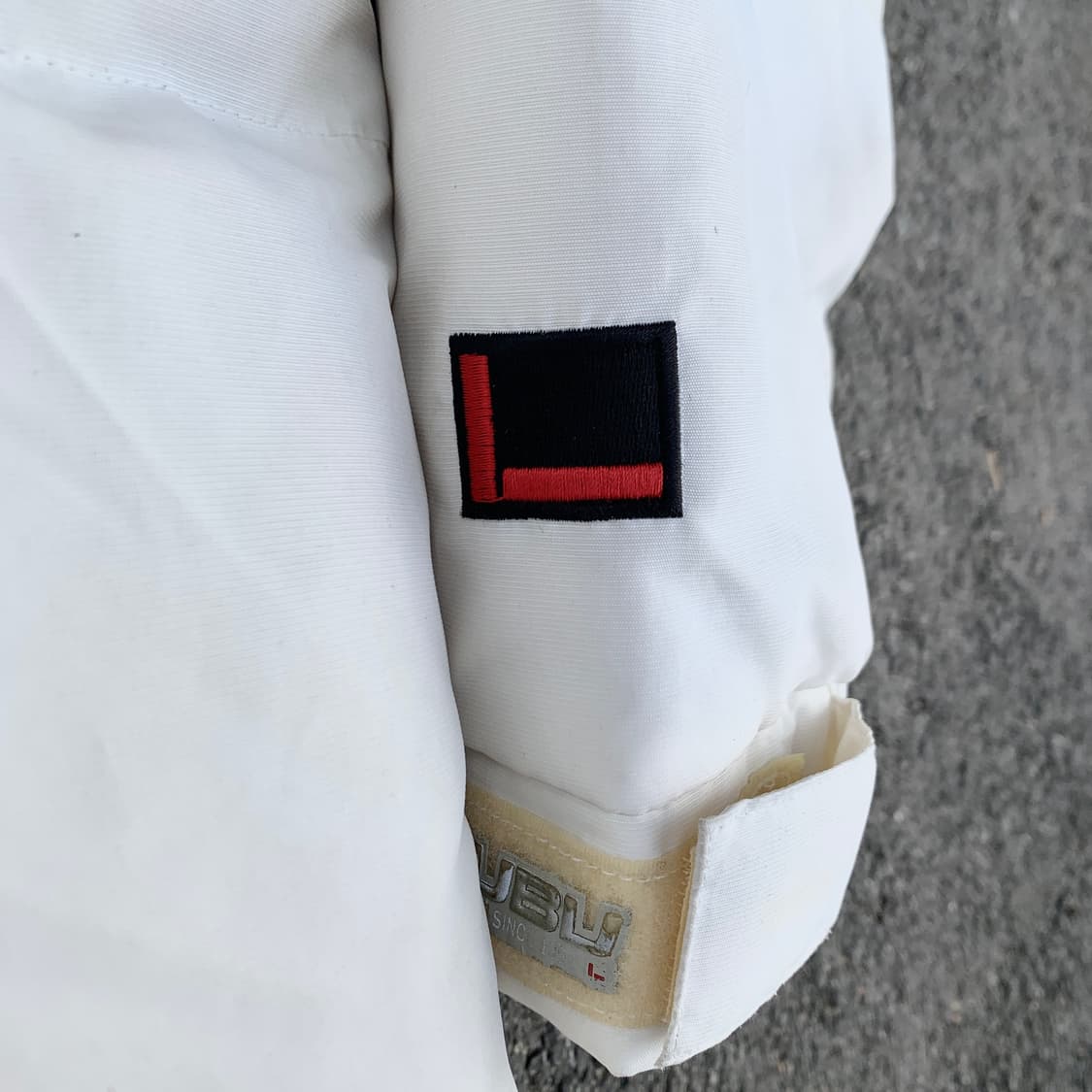 00s FUBU 후부 올드스쿨 화이트 덕다운 패딩 올드스쿨 자켓 105 상품이미지10