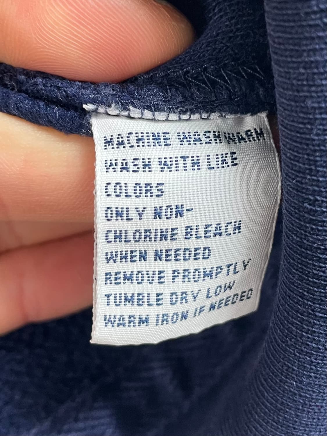 폴로 랄프로렌 헤비스웻 네이비 후드집업 (on.151)   상품이미지7