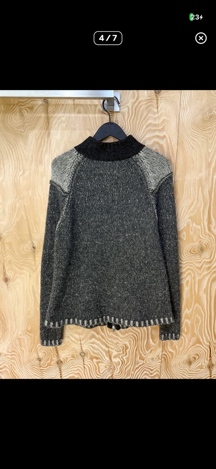 아르마니 익스체인지 울 니트집업 상품이미지4