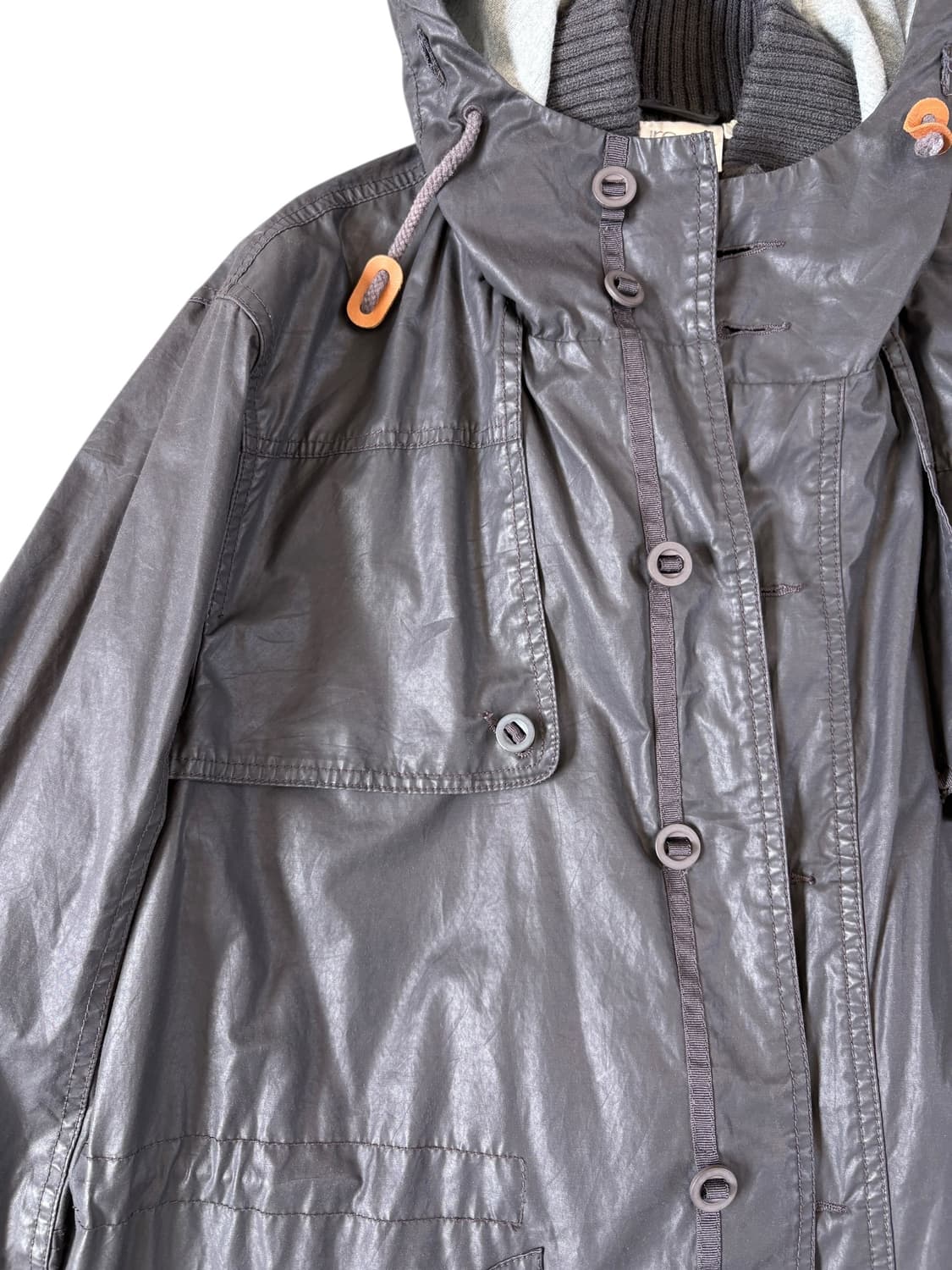 pure DKNY hooded layered coat 상품이미지5