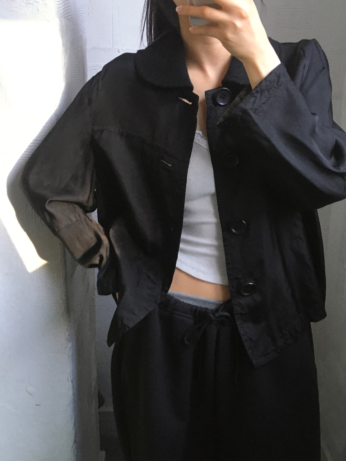 Comme des Garcons tricot 꼼데가르송 트리콧 블랙 자켓 상품이미지3