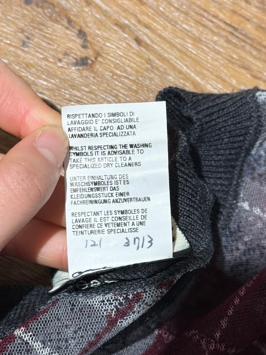 장 폴 고티에 04fw 아가일 스웨터 시스루 메쉬 탑 상품이미지9