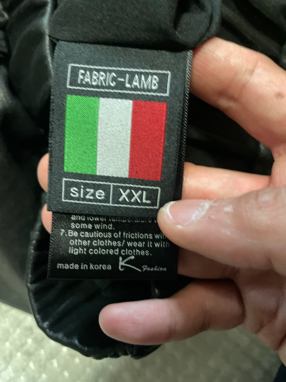 웨스턴 무드 이태리 램스킨 양가죽 절개 레더 자켓 상품이미지6