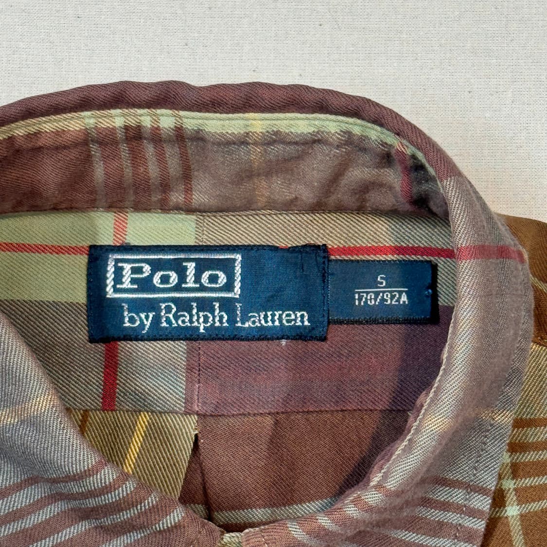 S) 폴로 랄프로렌 투포켓 체크 셔츠 상품이미지6