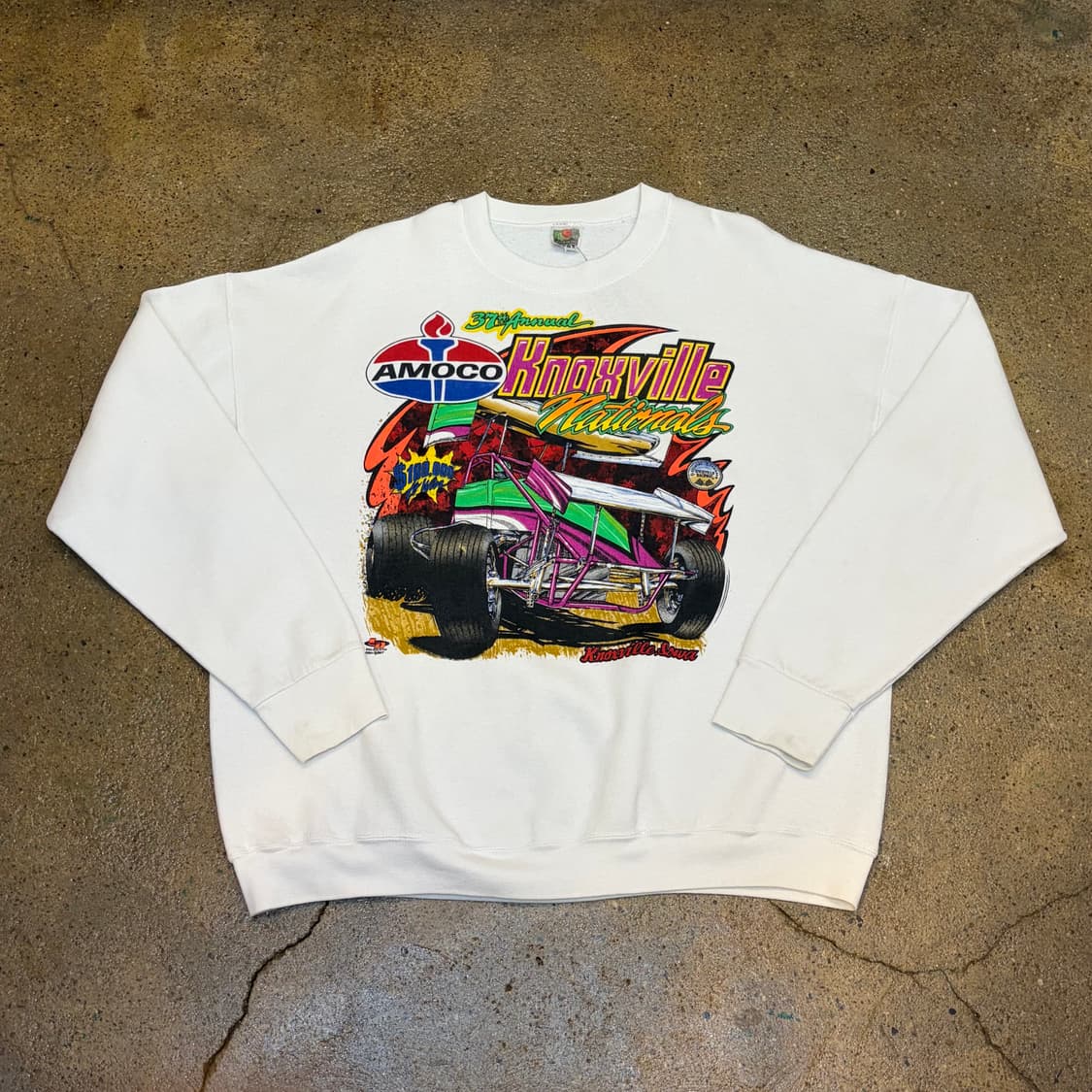 레어 90s USA 미국 빈티지 래이싱 헤비코튼 맨투맨 상품이미지1