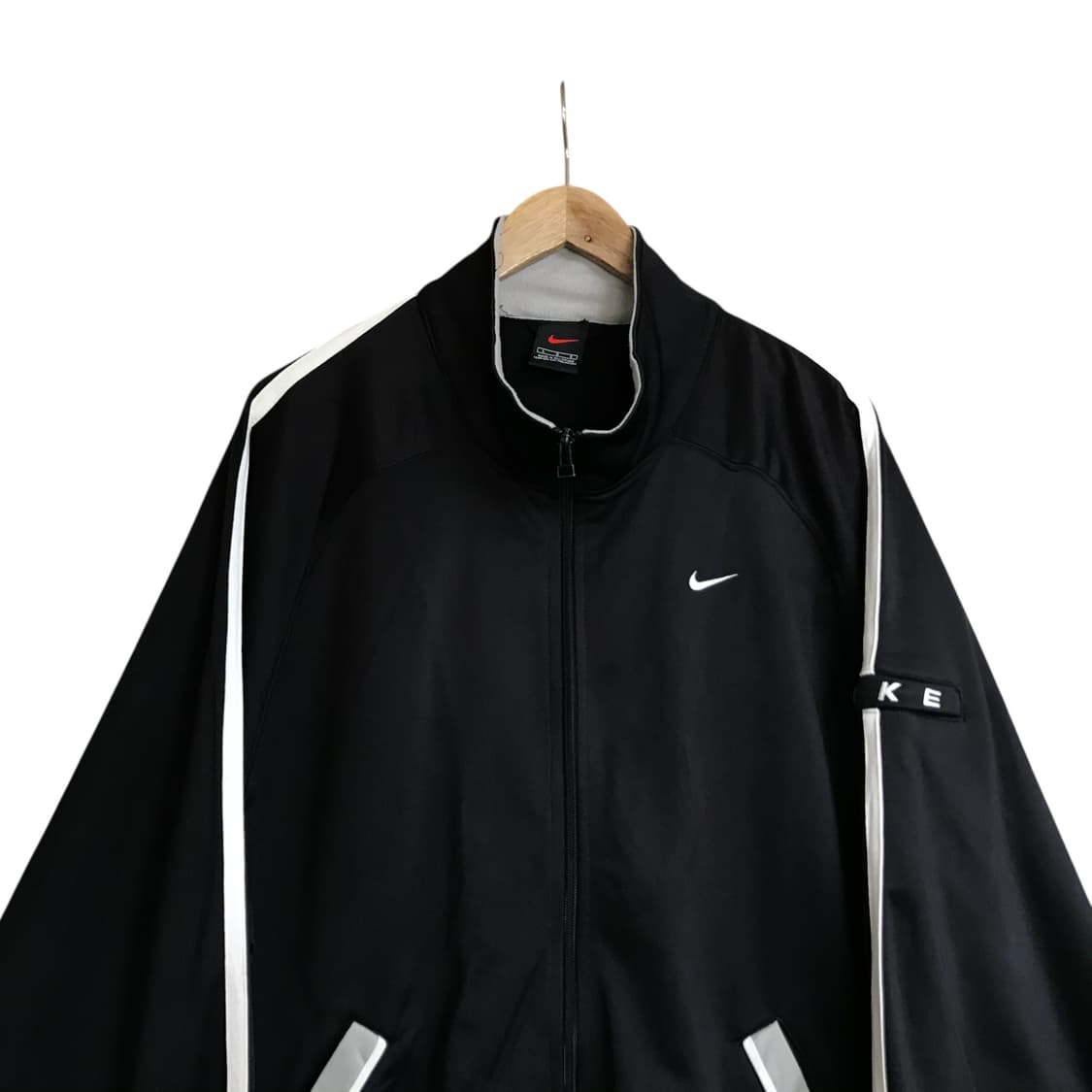 나이키 사이드라인로고 검정 트랙탑져지 상품이미지1
