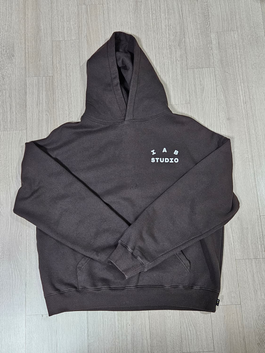 아이앱 스튜디오 브라운 후드 L사이즈 상품이미지1