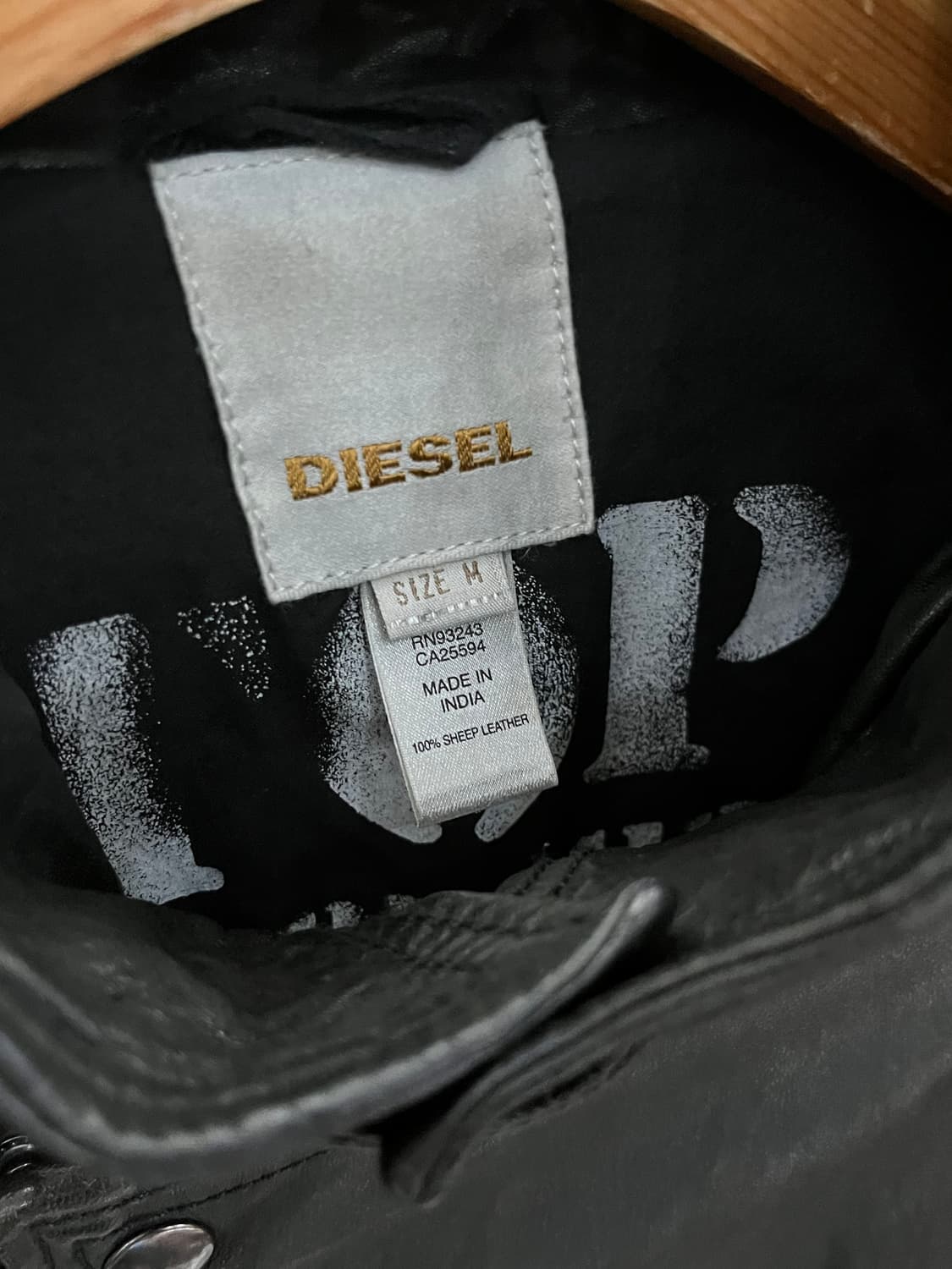 DIESEL LEATHER JACKET 상품이미지4