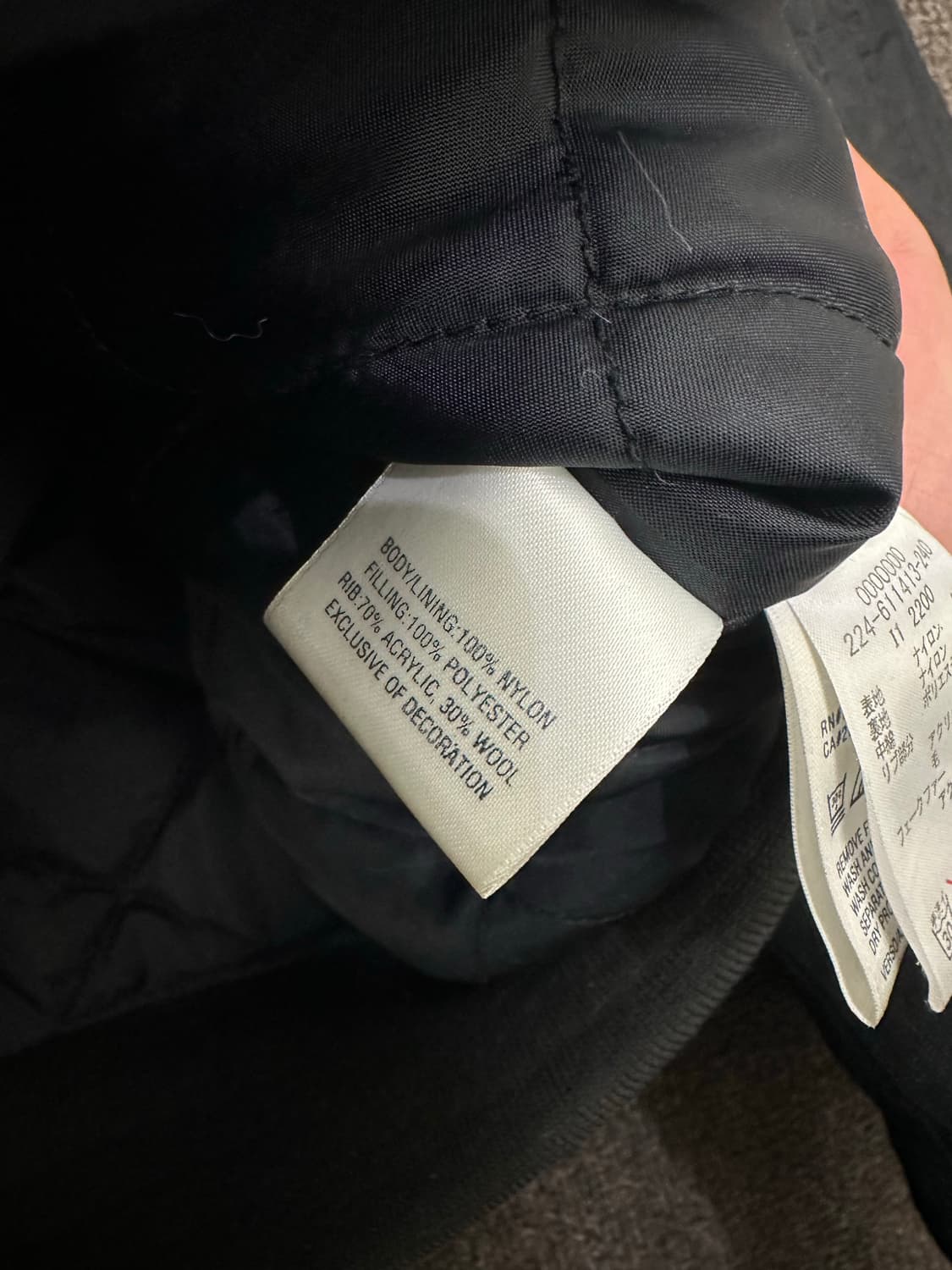 M)Tommy Girl 빈티지 블랙 퍼 후드 패딩 자켓 상품이미지6