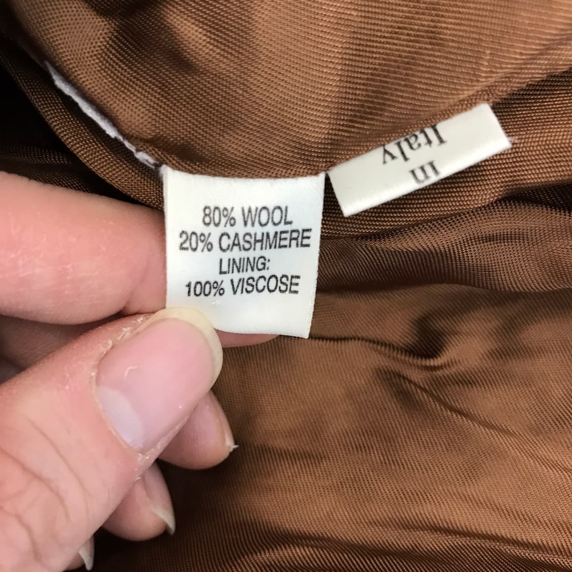 멀버리 캐시미어 울 체크 모직자켓 [여성55-66] 상품이미지7