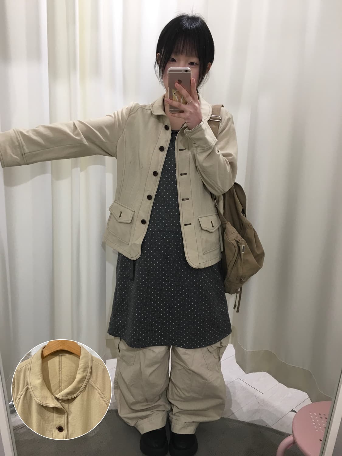 Butter cream jacket 상품이미지1