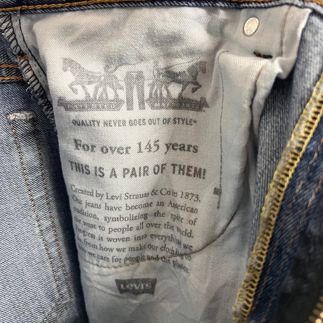 00‘s 리바이스 517 중청 상품이미지5