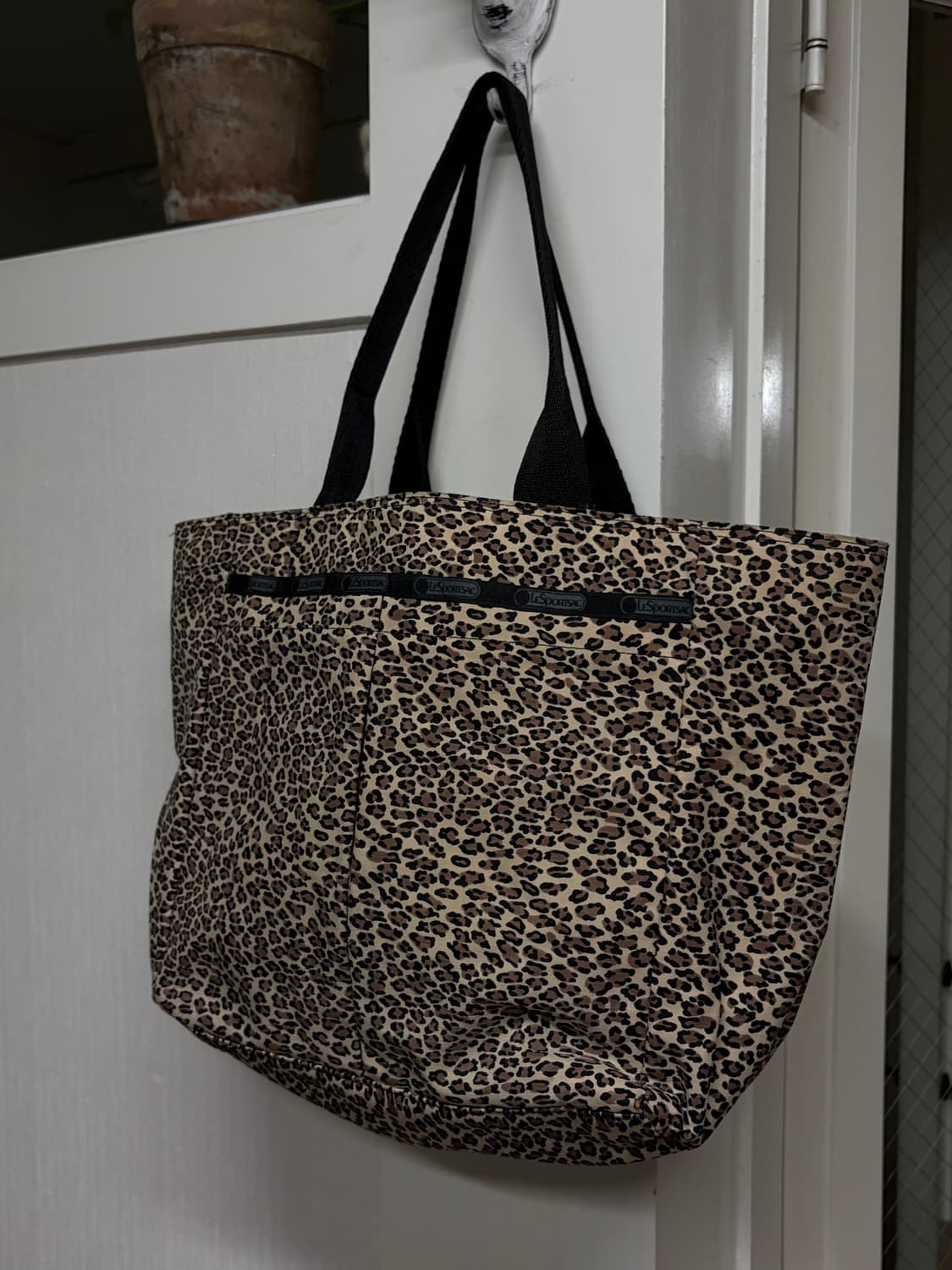 레스포삭 호피 숄더백 토트백 상품이미지1