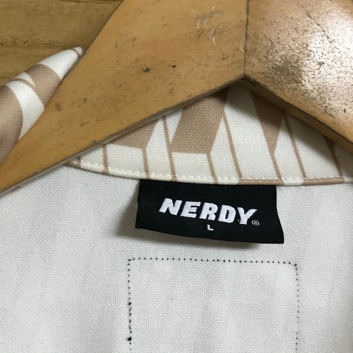 널디 패턴 트랙탑져지 상품이미지3