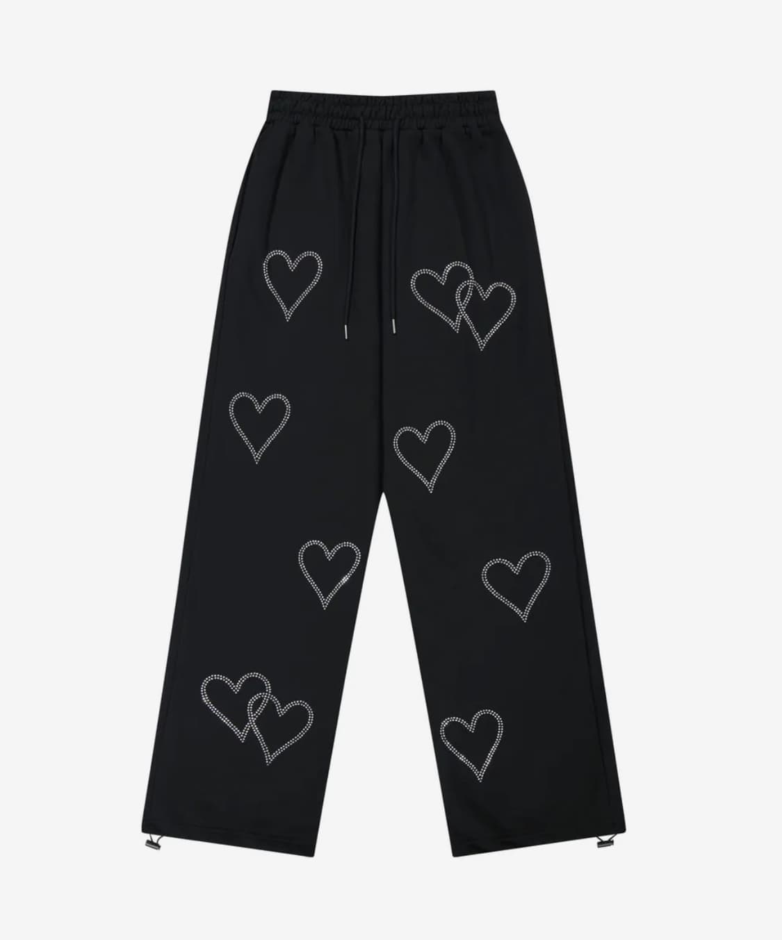 락케이크 Crystal Heart 2way Jogger - Black 상품이미지1