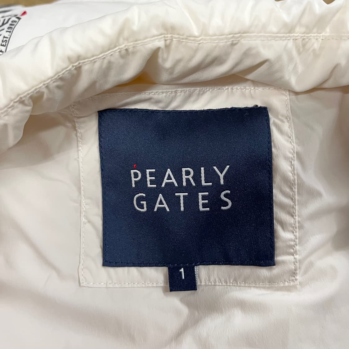 [정품/1사이즈] 파리게이츠 여성 경량 화이트 패딩 조끼 b17 상품이미지5