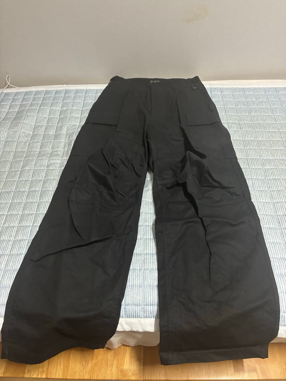 [S] 발렌시아가 킥카고 팬츠 블랙 상품이미지1