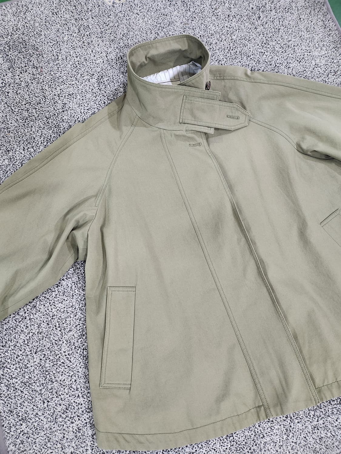 LULLU 케이프 숏 트렌치 점퍼 상품이미지1