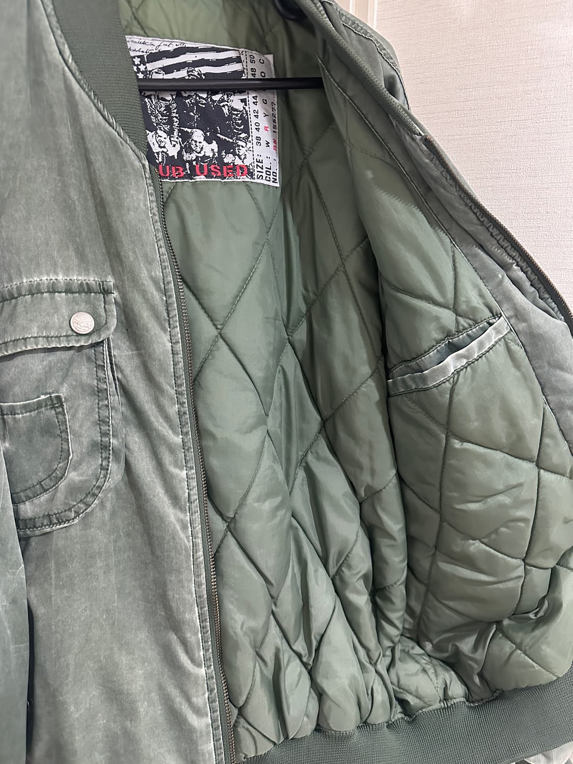 CLUB USED 빈티지 ma-1 봄버 자켓 상품이미지5
