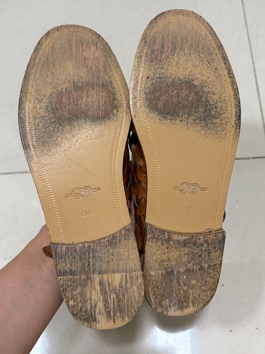 올라까삐딴 샌들 브라운 250 상품이미지5