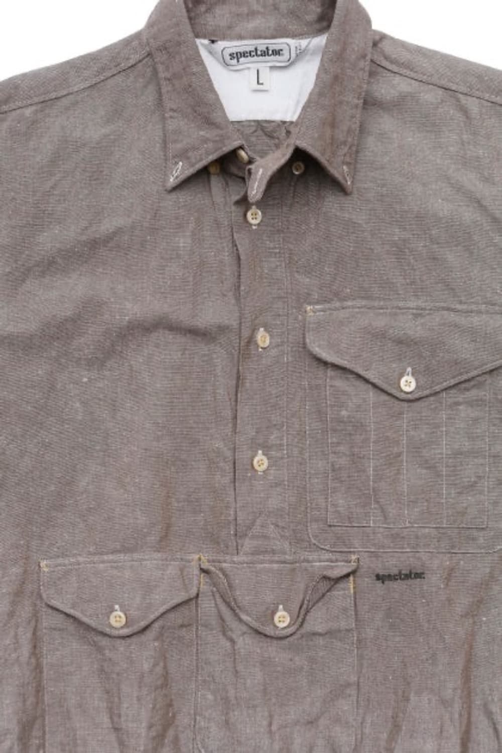 스펙테이터 린넨 풀오버 셔츠, M 상품이미지4