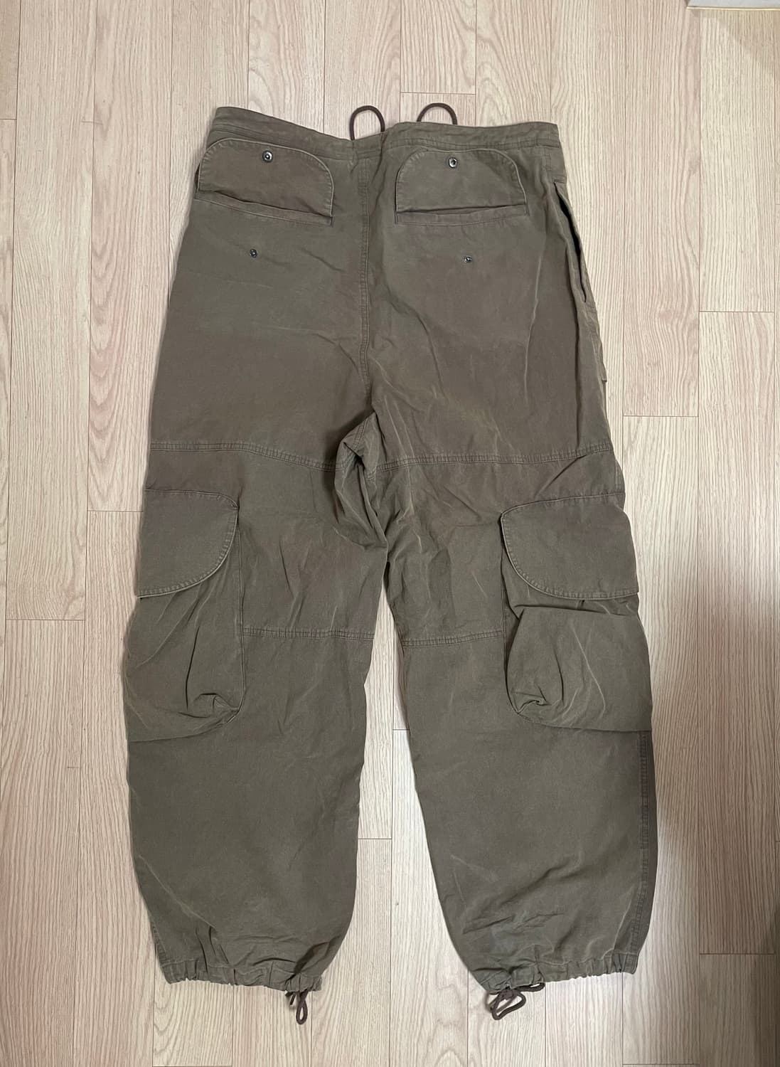 엔타이어스튜디오 브라운 코튼 카고 팬츠 M 상품이미지2