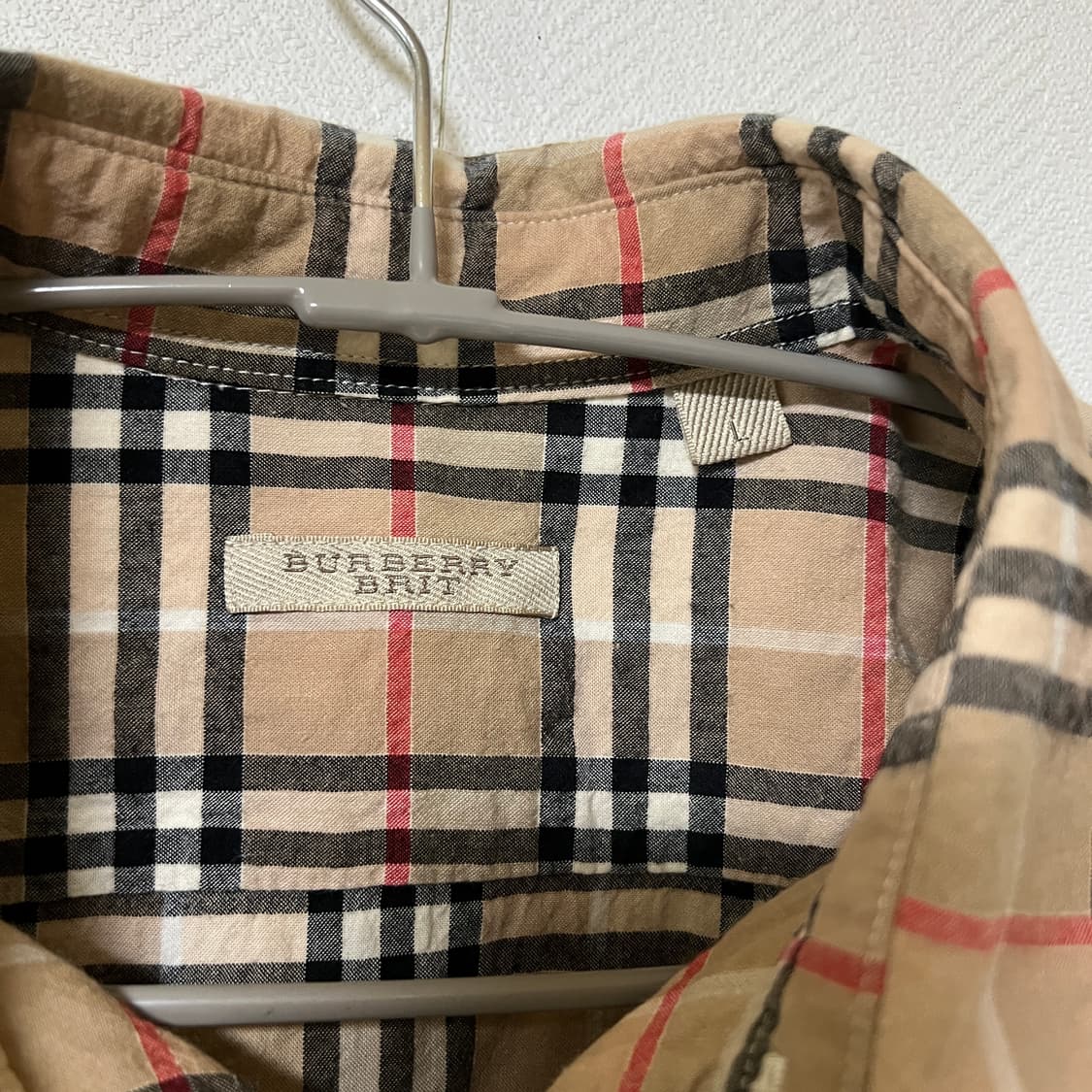 버버리 브릿 노바체크 셔츠 L 상품이미지3