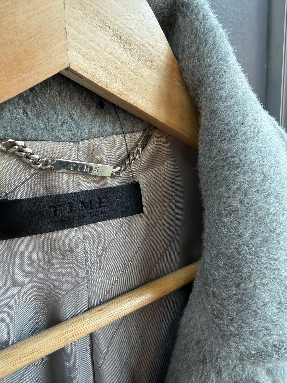 F/ 타임 베이비 라마울 투버튼 코트 자켓 상품이미지5