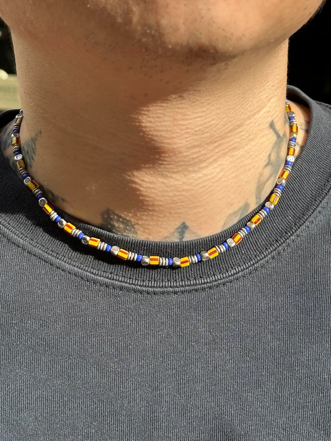 (Only 1)Karen Silver × African Glass Bea 상품이미지5